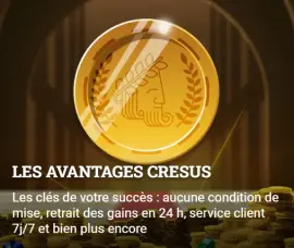 les atouts de Cresus Casino
