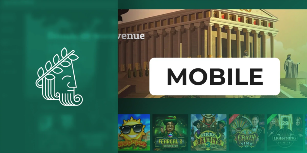 application mobile du casino en ligne Cresus
